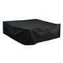 260 x 180 x 80cm Waterproof Black Garden Dining Set Furniture Cover