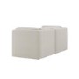Cream Chenille 3 Seater Modular Sofa - Cameron