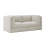 Cream Chenille 3 Seater Modular Sofa - Cameron