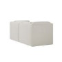 Cream Chenille 3 Seater Modular Sofa - Cameron