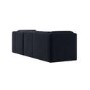 Navy Blue Chenille 4 Seater Modular Sofa - Cameron