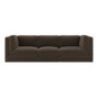 Brown Chenille 4 Seater Modular Sofa - Cameron