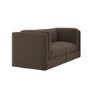 Brown Chenille 3 Seater Modular Sofa - Cameron