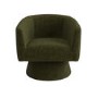 Green Boucle Swivel Accent Chair - Cairo
