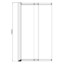 Brushed Brass Sliding Bath Screen - Denver