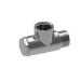 Elego Dual Fuel T Piece Chrome