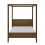 Double Four Poster Bed Frame in Walnut - Delilah