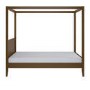 King Size Four Poster Bed Frame in Walnut - Delilah