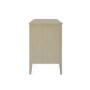 Wide Light Wood 6 Drawer Chest of Drawers - Delilah 