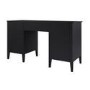 Black Office Desk with Drawers - Delilah 