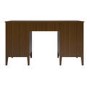 Walnut Office Desk with Drawers - Delilah 