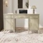 Light Wood Office Desk with Drawers - Delilah 