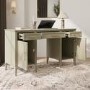 Light Wood Office Desk with Drawers - Delilah 