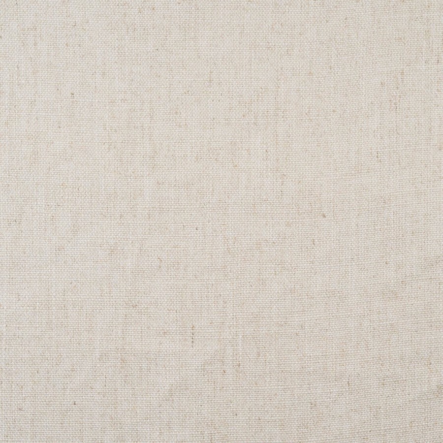 Beige Linen Super King Ottoman Bed with Pillow Headboard - Dune