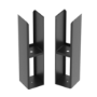 Eco Eleganza Black Designer Radiator Feet -Suitable for Double Panel Aluminium Radiator