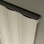 Beige Vertical Wave Designer Single Panel Radiator 1600 x 490mm - Elbrus
