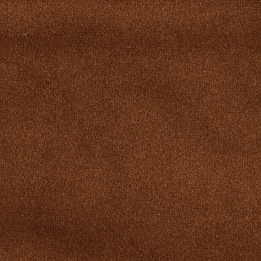 Burnt Orange Velvet 3 Seater Sofa - Elod