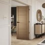 Internal Oak FD30 Fire Door - Unfinished - 2032 x 813 x 44mm - Palermo Essential - XL Joinery