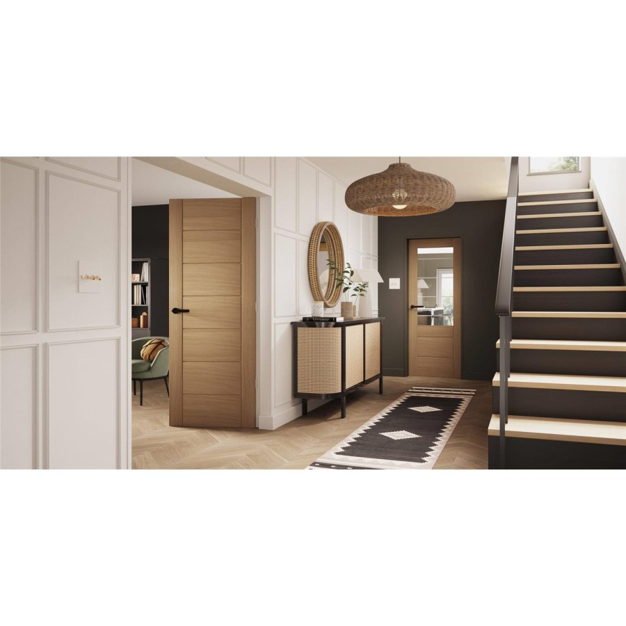 Internal Oak Door - Unfinished - 1981 x 838 x 35mm - Palermo Essential - XL Joinery