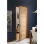 Internal Oak FD30 Fire Door - Unfinished - 2040 x 926 x 44mm - Palermo Essential - XL Joinery