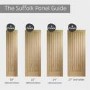 Internal Oak Cottage FD30 Fire Door - Unfinished - 2040 x 626 x 44mm - Suffolk Essential - XL Joinery
