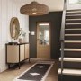 Internal Oak Half-Glazed Door with Clear Etched Glass - Pre-Finished - 2032 x 813 x 35mm - Palermo Essential - XL Joinery