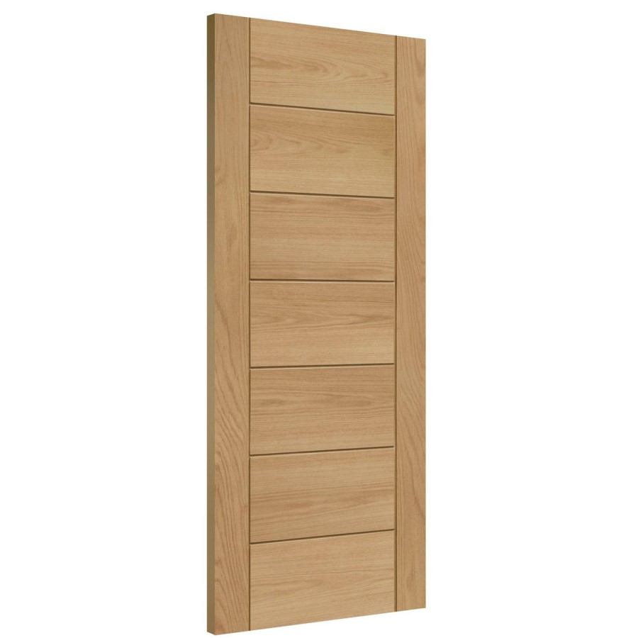 Internal Oak FD30 Fire Door - Pre-Finished - 1981 x 610 x 44mm - Palermo Essential - XL Joinery