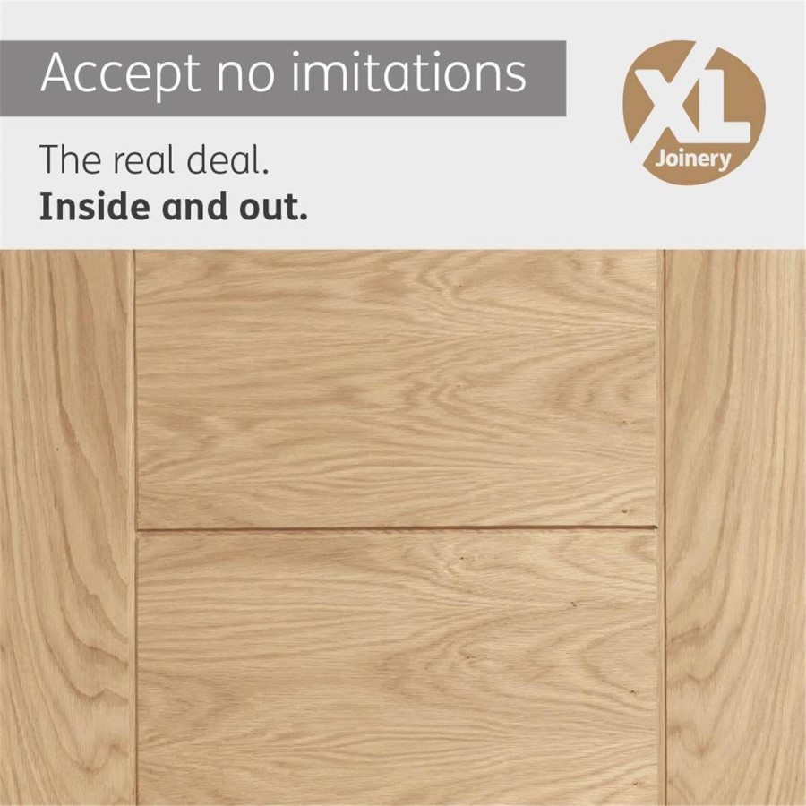 Internal Oak Door - Pre-Finished - 1981 x 610 x 35mm - Palermo Essential - XL Joinery