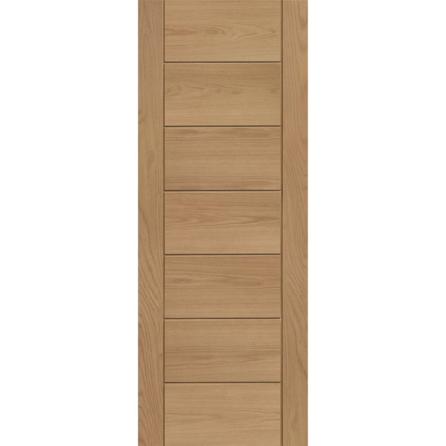 Internal Oak FD30 Fire Door - Pre-Finished - 2032 x 813 x 44mm - Palermo Essential - XL Joinery