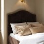Brown Velvet Single Guest Bed with Trundle - Elsie