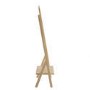 Light Wood Freestanding Full-Length Mirror with Hanging Rail and Shelf - Figo 