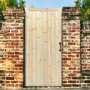 Wooden Pine Framed Ledged & Braced Garden Gate - Unfinished 1981 x 838 x 44 mm - XL Joinery