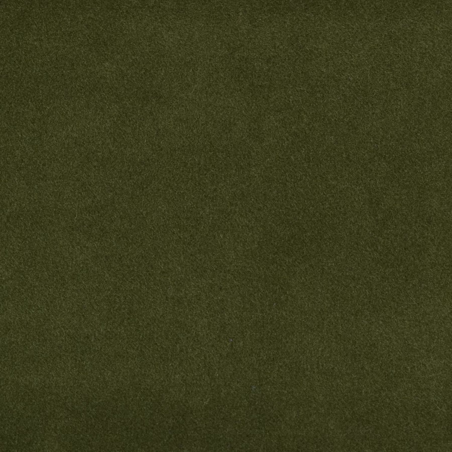 Olive Green Velvet Swivel Office Chair with Arms - Fenix