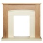 Adam Chilton Oak and Cream Fireplace 39 Inch - Surround Only