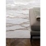 Large Beige Rug with Marble Effect - 290 x 200 cm - Aurora