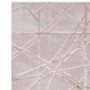 Large Beige Rug with Gold Scoring - 290 x 200 cm - Aurora