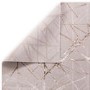 Large Beige Rug with Gold Scoring - 290 x 200 cm - Aurora