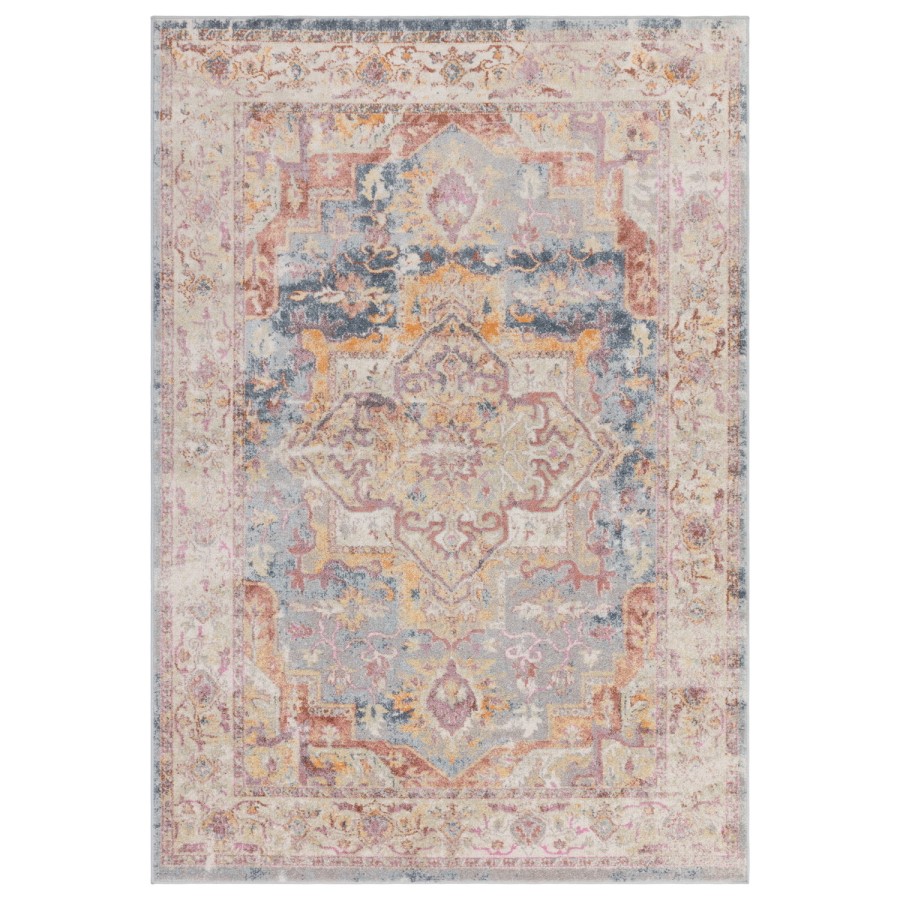 Distressed Persian Multicoloured Rug - 170 x 120 cm - Flores
