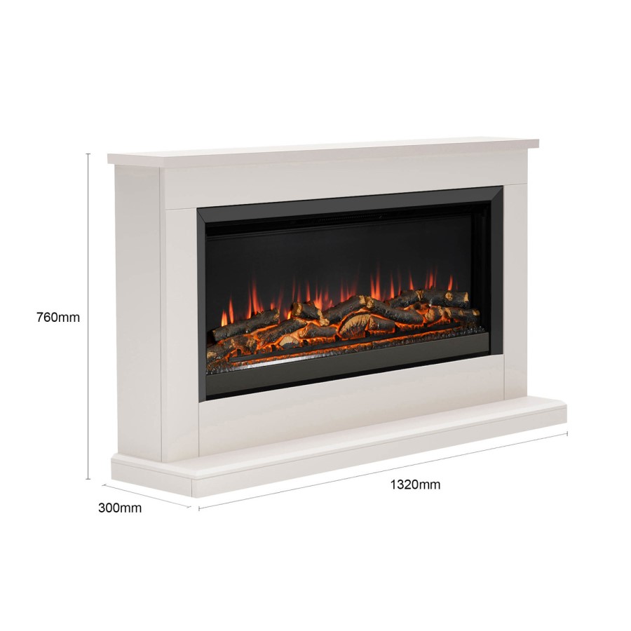 IMPERFECT - Be Modern Hansford Grande Electric Suite in Pearlescent Cashmere