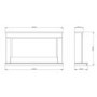 IMPERFECT - Be Modern Hansford Grande Electric Suite in Pearlescent Cashmere