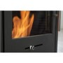 Bioethanol Wood Burning-Style Flueless Stove with Log Store - OKO S1