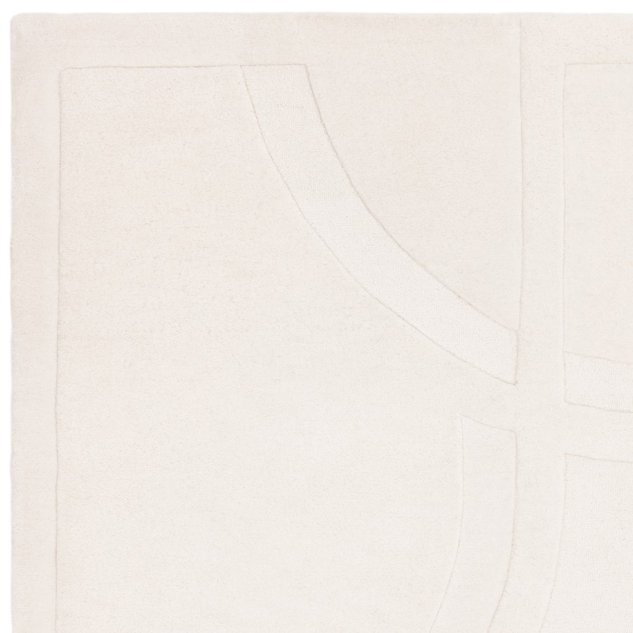 Hand Carved Cream Rug - 230 x 160 cm - Movement - Olsen