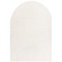 Curved Cream Rug - 230 x 160 cm - Dome - Olsen