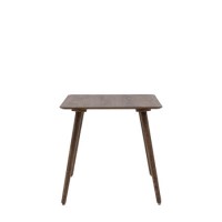 ONLY OPENED - Siya Small Square Smoked Dining Table - Caspian House