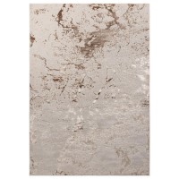 Large Beige Rug with Marble Effect - 340 x 240 cm - Strata - Aurora