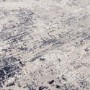 Large Distressed Navy Rug - 290 x 200 cm - Border - Kuza