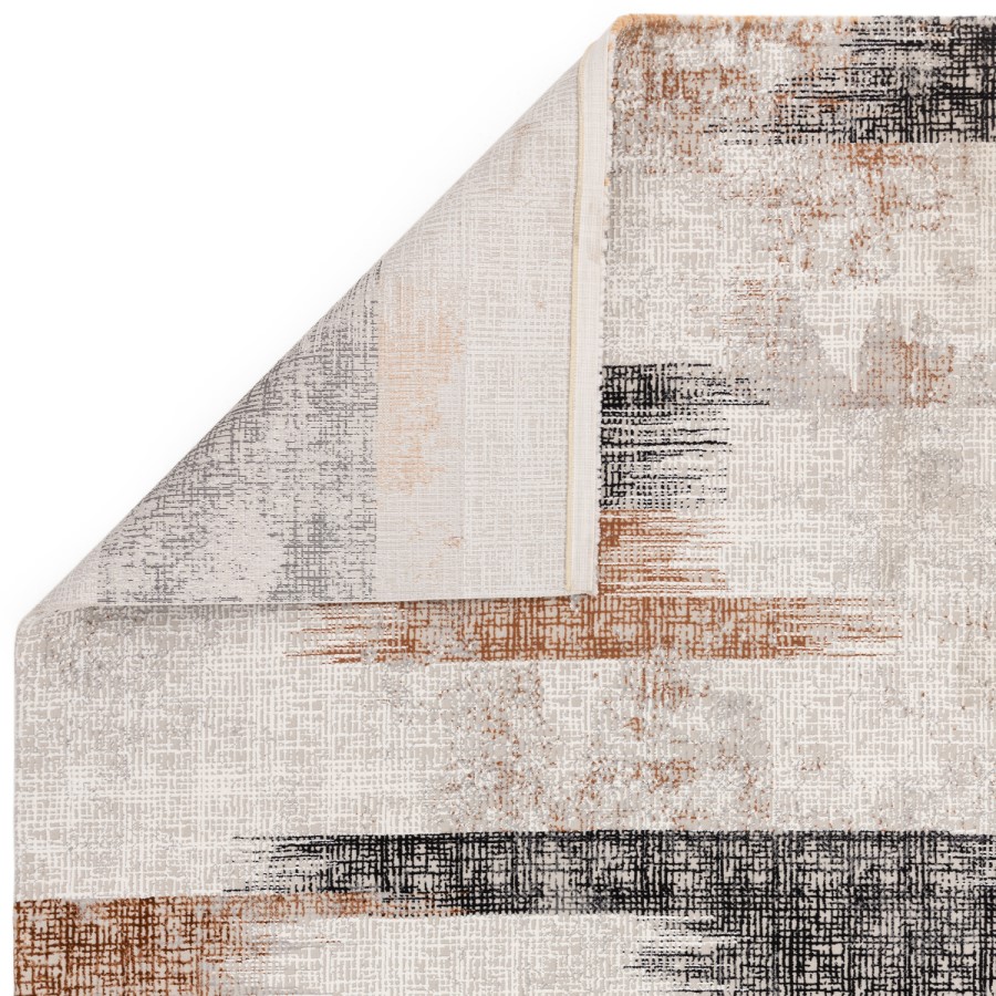 Abstract Terracotta Rug - 170 x 120 cm - Kuza