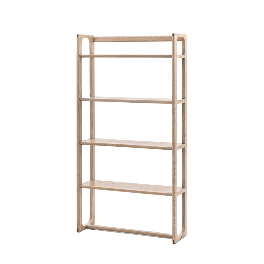 Dark Oak Smoke Craft Open Display Unit - Gallery