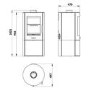 Henley Geneva Cylinder 5kW Wood Burning Stove