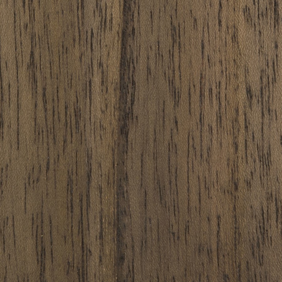 Dark Wood Ribbed 3 Drawer Bedside Table - Fully Assembled - Farah
